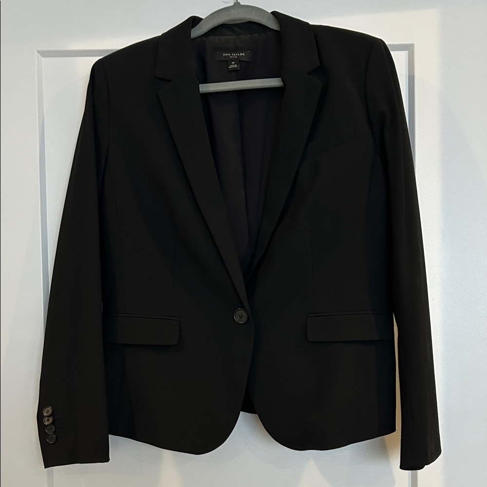 Ann Taylor Elegant Black Blazer